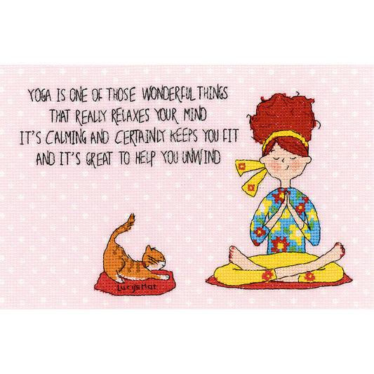 Yoga cross stitch kit - LLYO1493 (D)