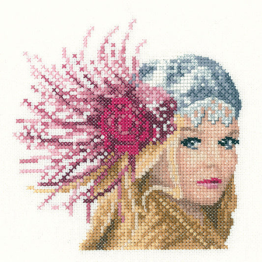 Fleur in miniature cross stitch chart pack - MEFL1131C