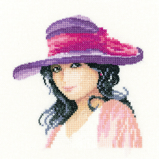 Jessica in miniature cross stitch chart pack - MEJE1269C