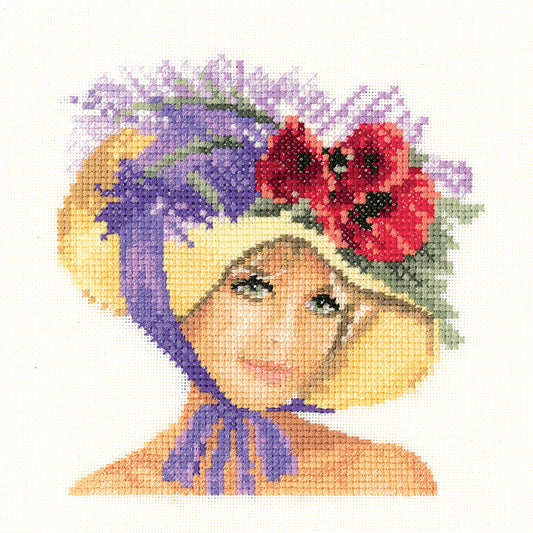 Megan in miniature cross stitch chart pack - MEME1270C