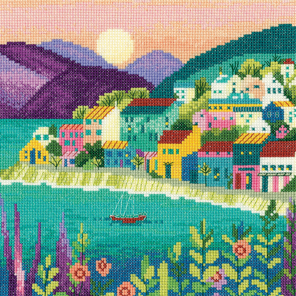 The Peaceful Harbour cross stitch kit - MSPH1739