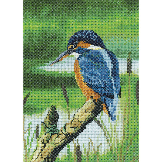 Kingfisher cross stitch kit - NAKF1508