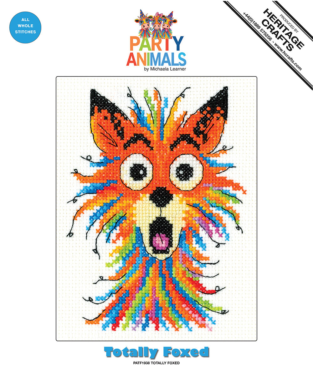 Totally Foxed cross stitch kit - PATF1938