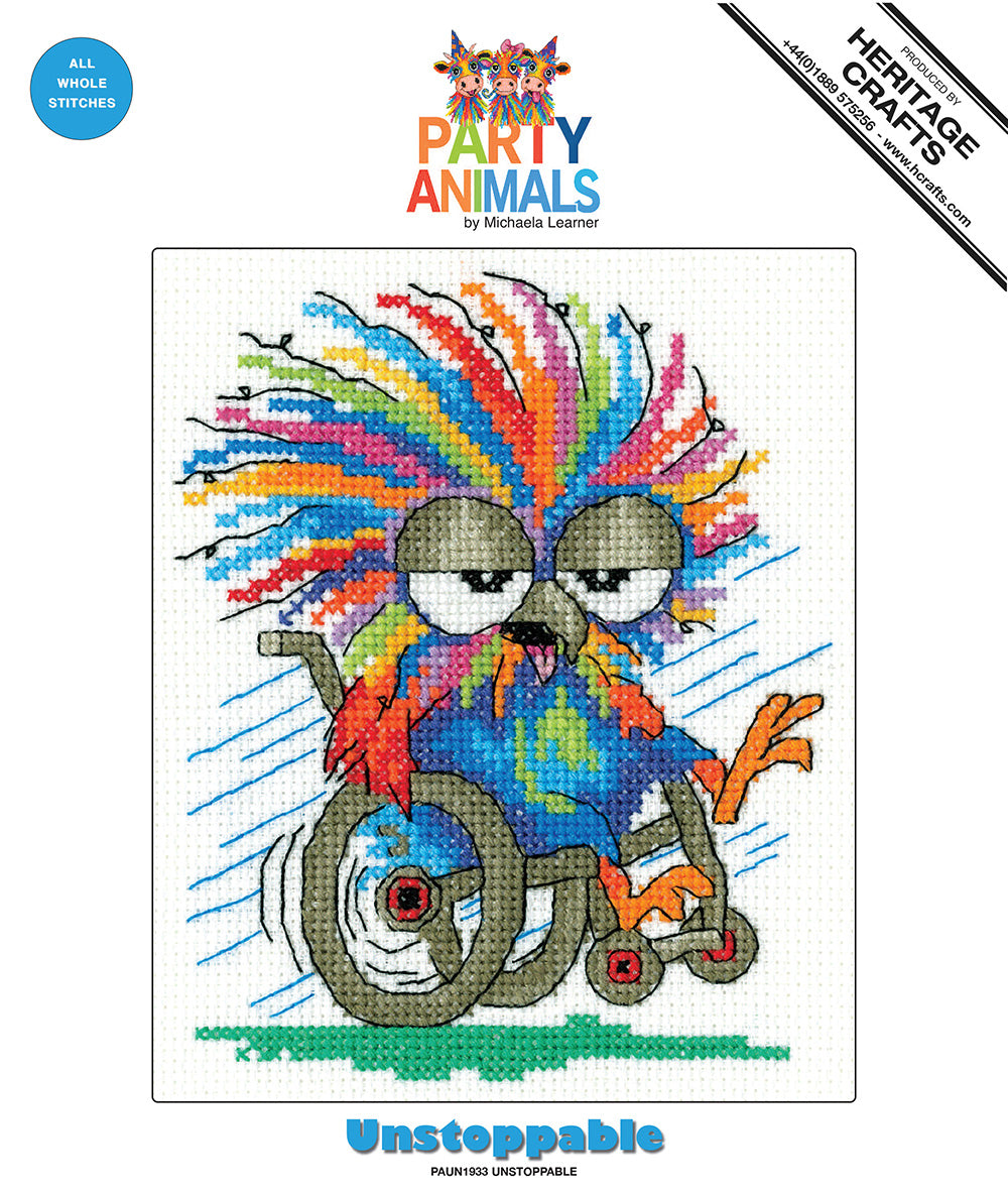 Unstoppable cross stitch kit - PAUN1933
