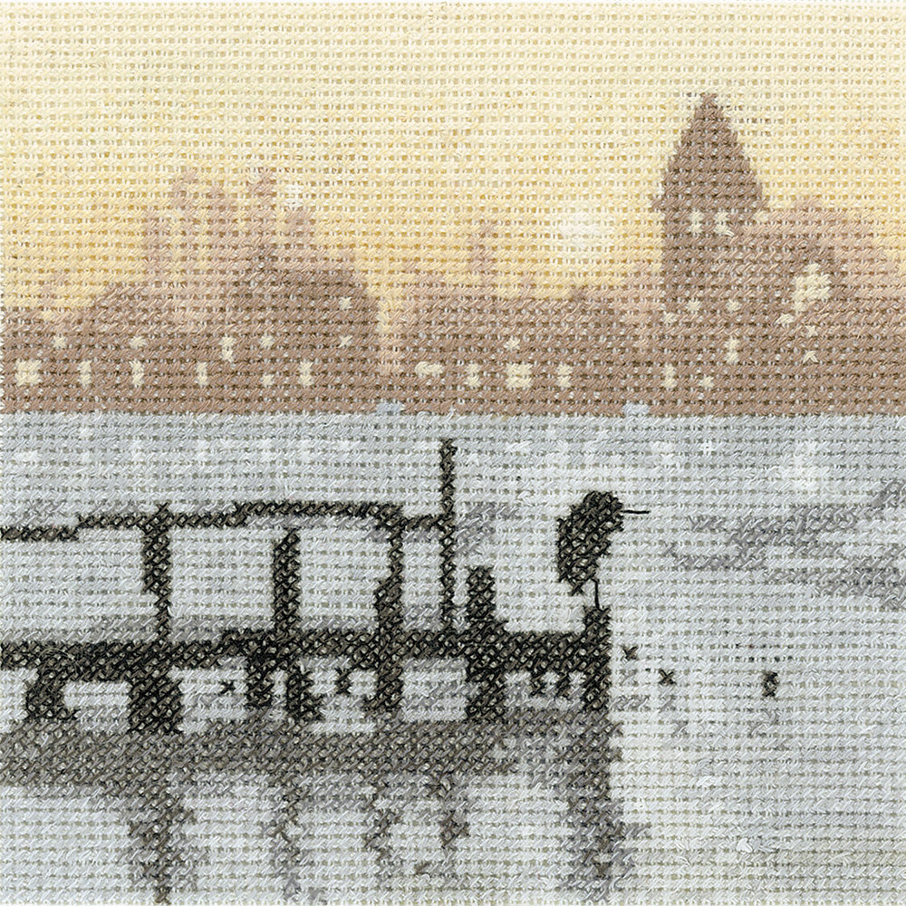 Heron Lake cross stitch chart pack - PSHE1633C