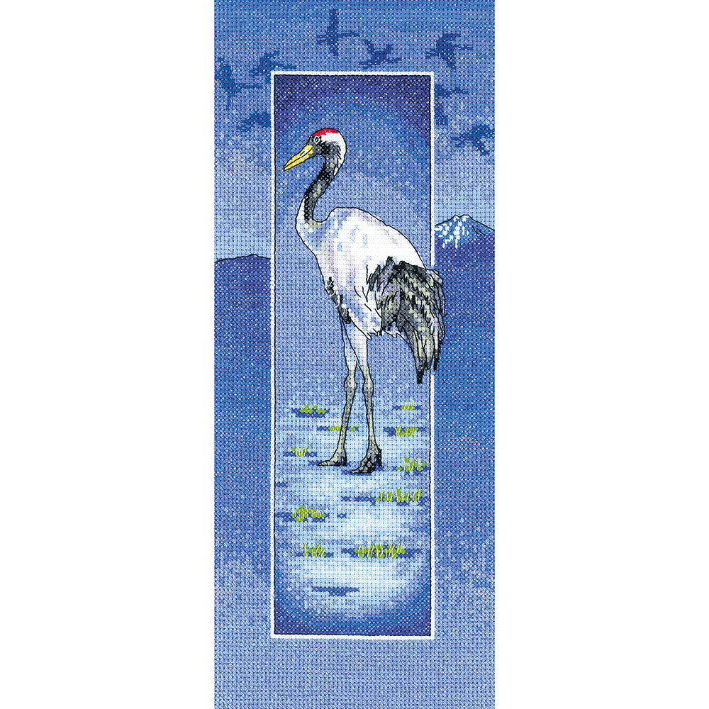Crane cross stitch chart pack - PUCR1428C