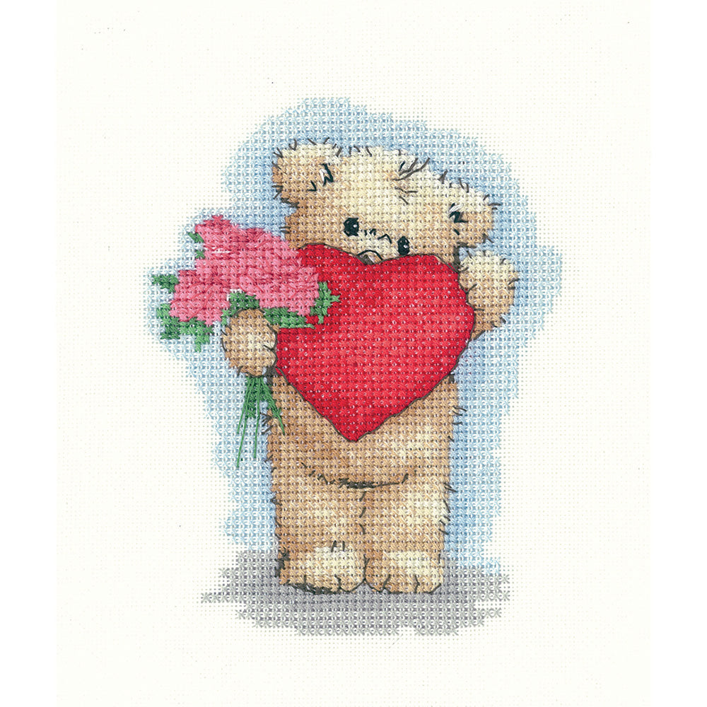Toffee with Heart cross stitch chart pack - SCTH1138C