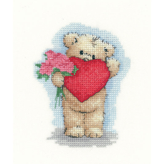 Toffee with Heart cross stitch chart pack - SCTH1138C