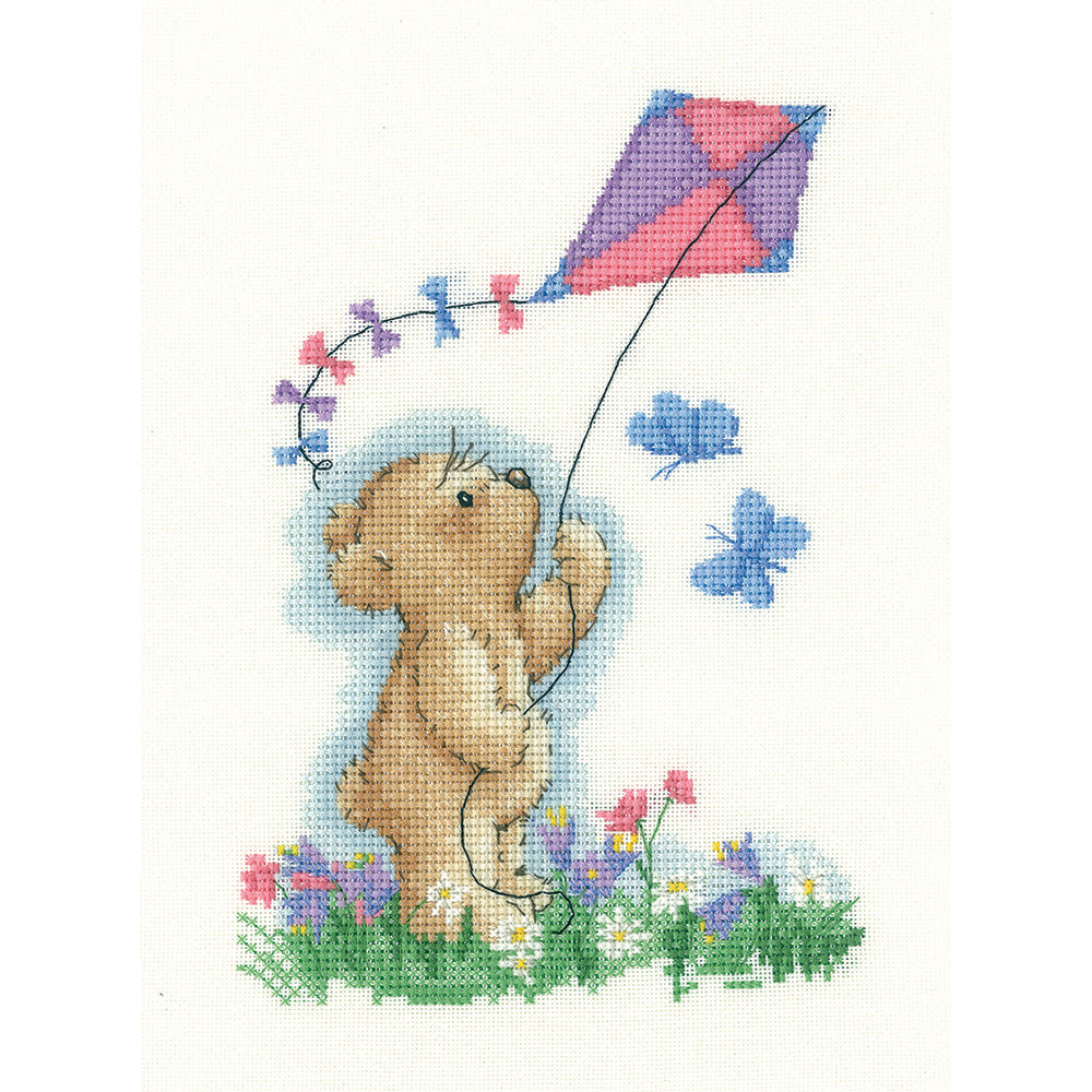 Toffee with Kite cross stitch chart pack - SCTK1137C