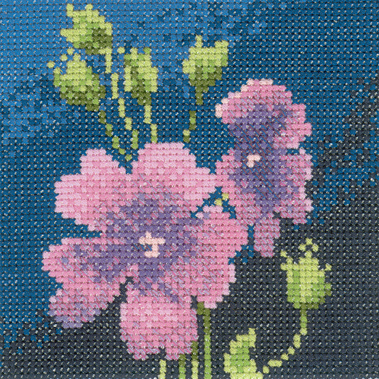Mini Geranium cross stitch chart pack - SHGR495C