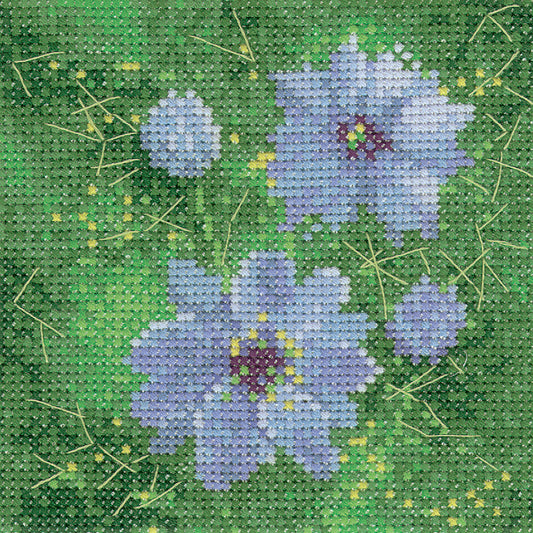 Mini Love in a Mist cross stitch chart pack - SHLM496C