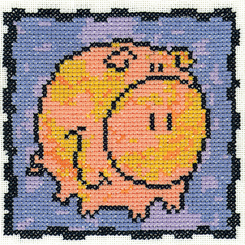 Peter Pig cross stitch kit - SHPP511 (D)