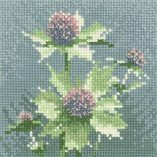 Mini Sea Holly cross stitch chart pack - SHSH498C