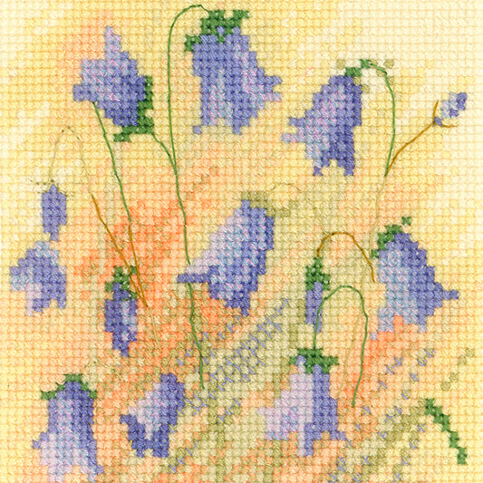 Mini Scottish Harebells cross stitch chart pack - SHSO903C