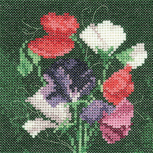 Mini Sweet Pea cross stitch chart pack - SHSP521C