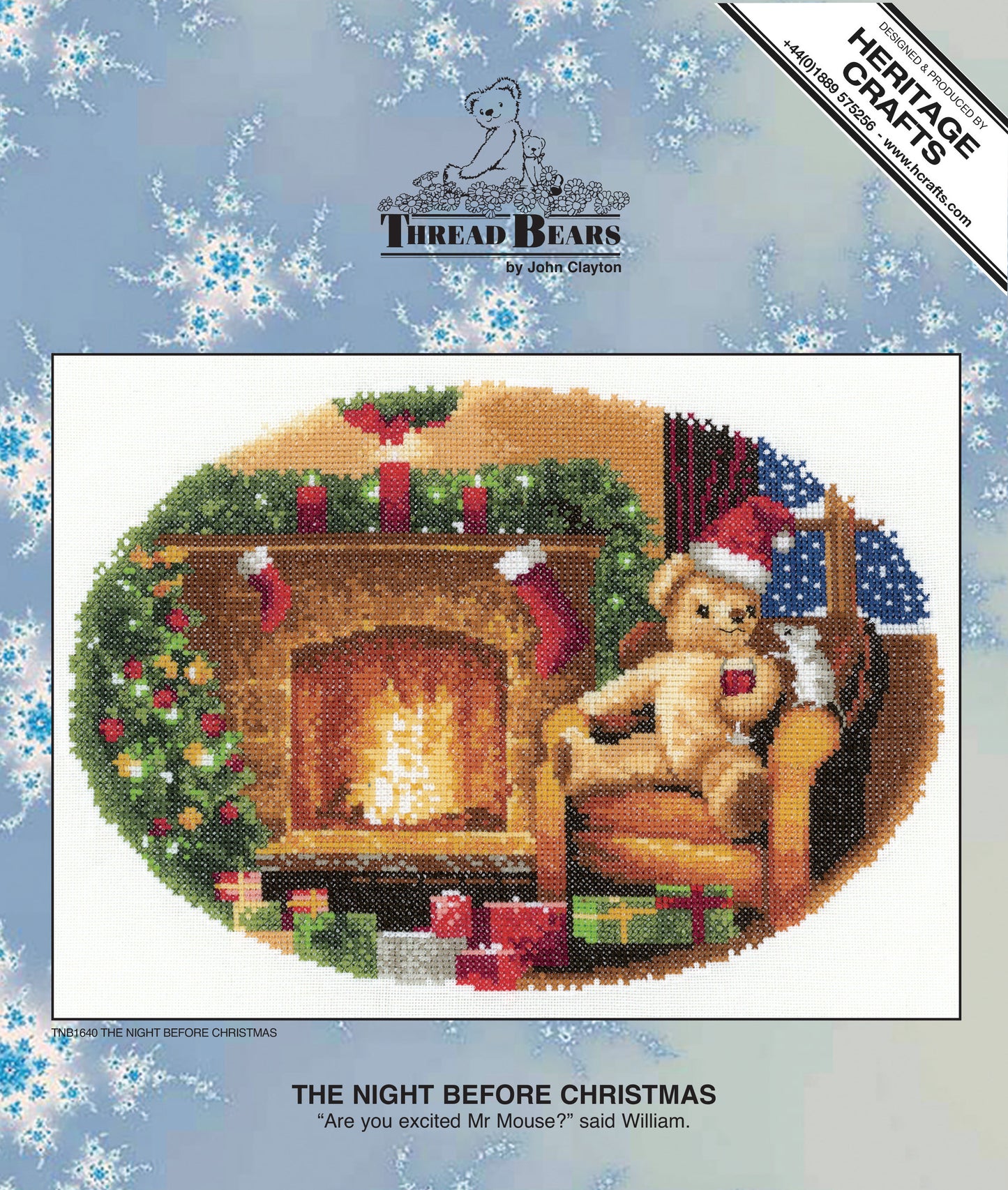 The Night Before Christmas cross stitch kit - TNB1640