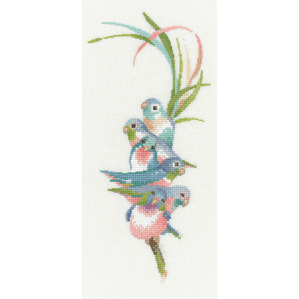 Rainbow Birds by Valerie Pfieffer - VPRW591 (Digital Download)