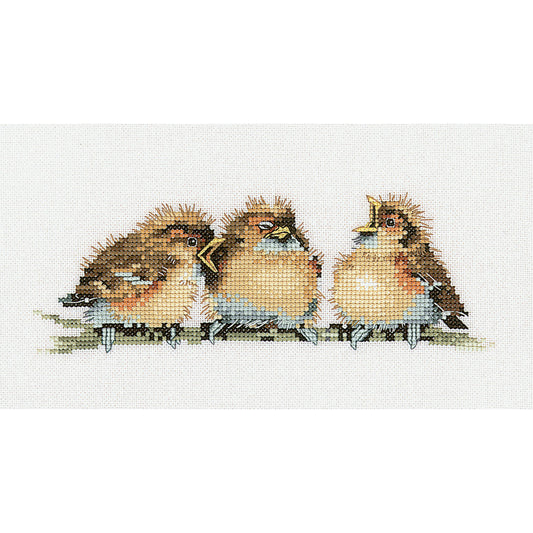 Three's A Crowd cross stitch chart pack - VPTC544C