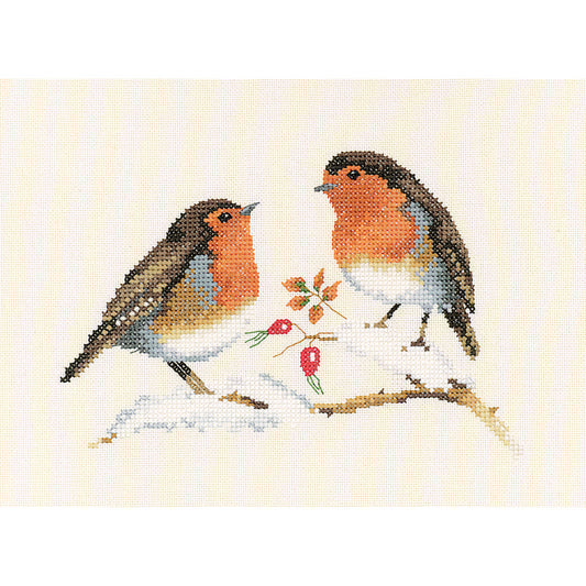 Winter Robins cross stitch chart pack - VPWR697C