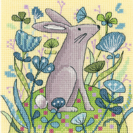 Hare (Woodland Creatures) cross stitch chart pack - WCHA1328C