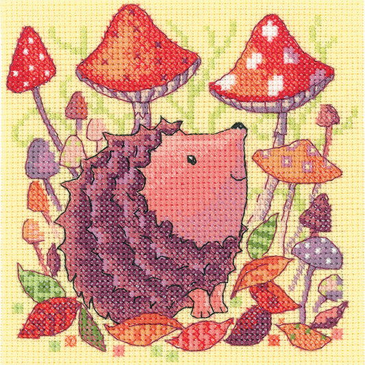 Hedgehog (Woodland Creatures) cross stitch chart pack - WCHH1329C
