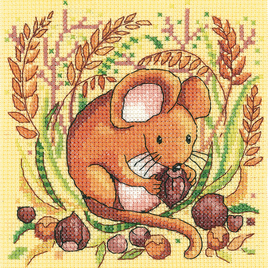 Mouse cross stitch chart pack - WCMO1332C