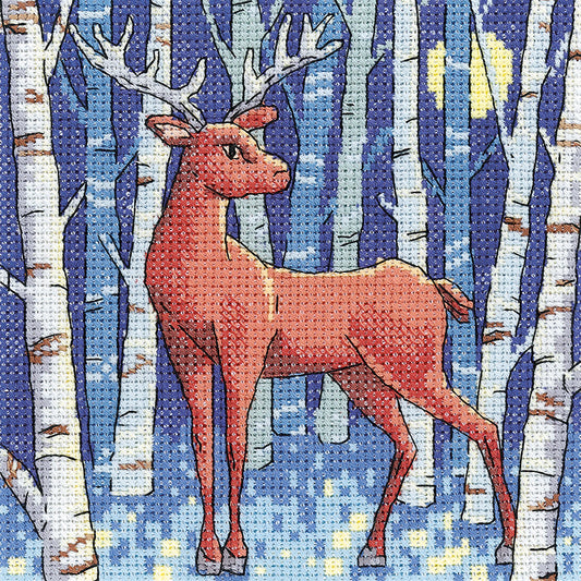 Stag cross stitch chart pack - WCST1473C