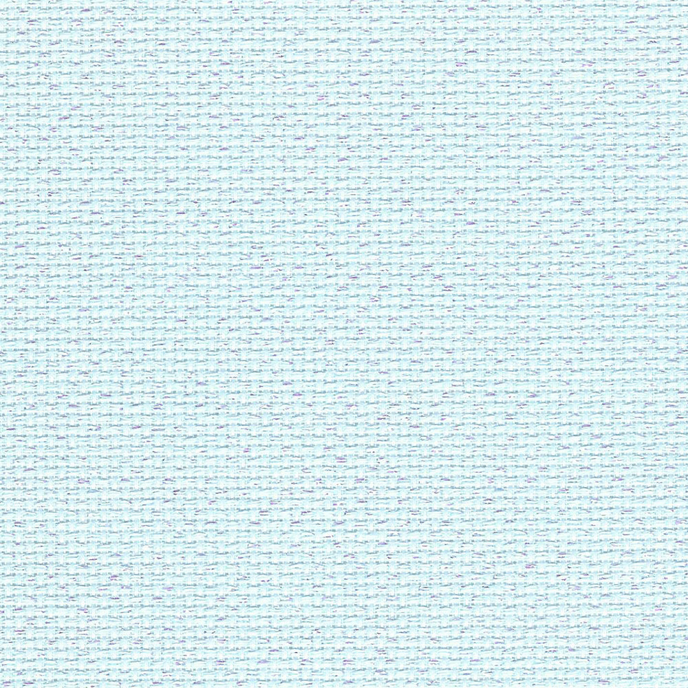 Zweigart 14 Count Lurex Aida - Light Blue