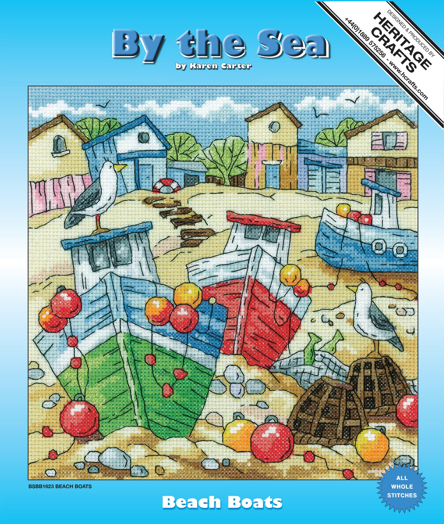 Beach Boats cross stitch kit - BSBB1623