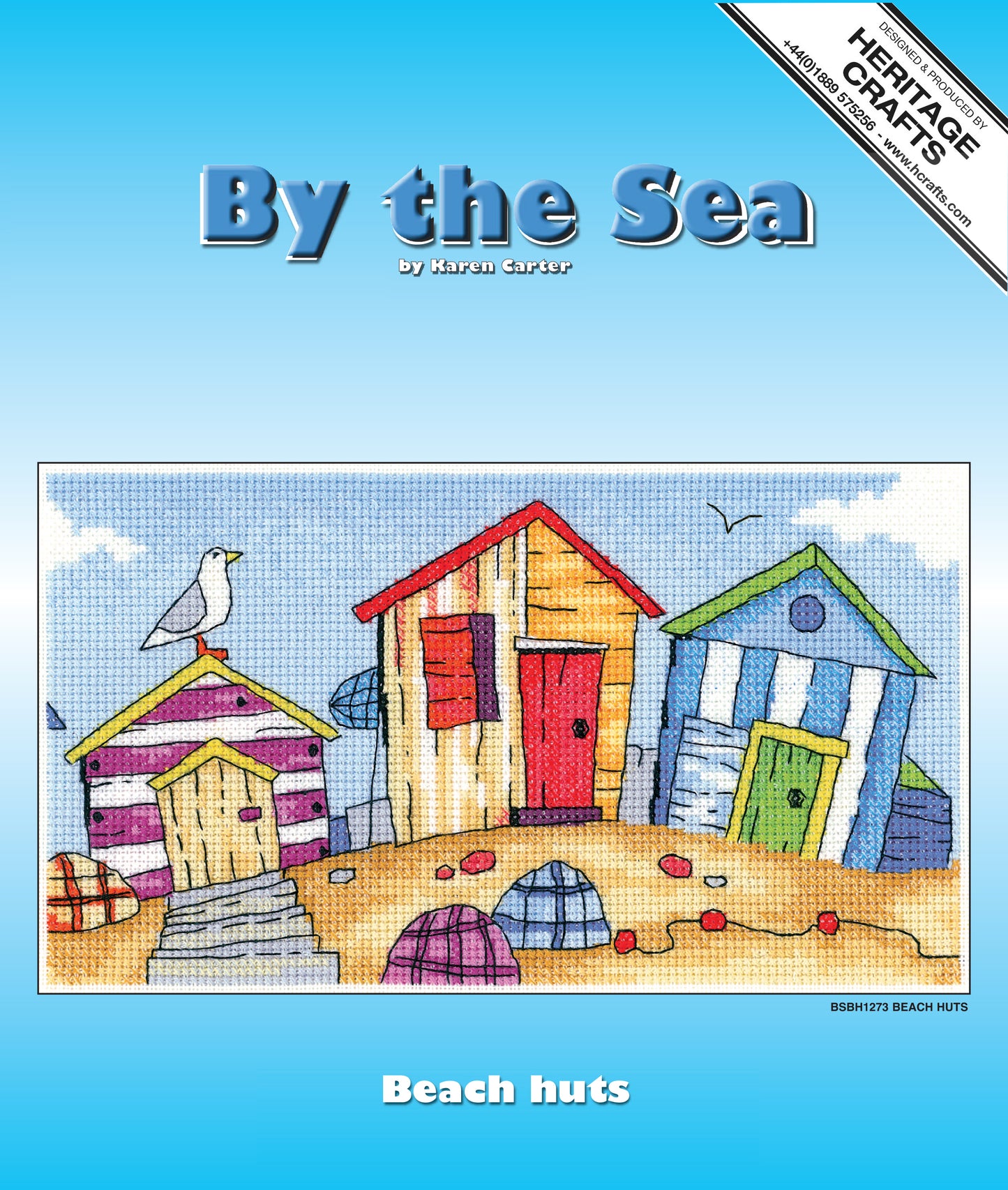 Beach Huts cross stitch kit - BSBH1273