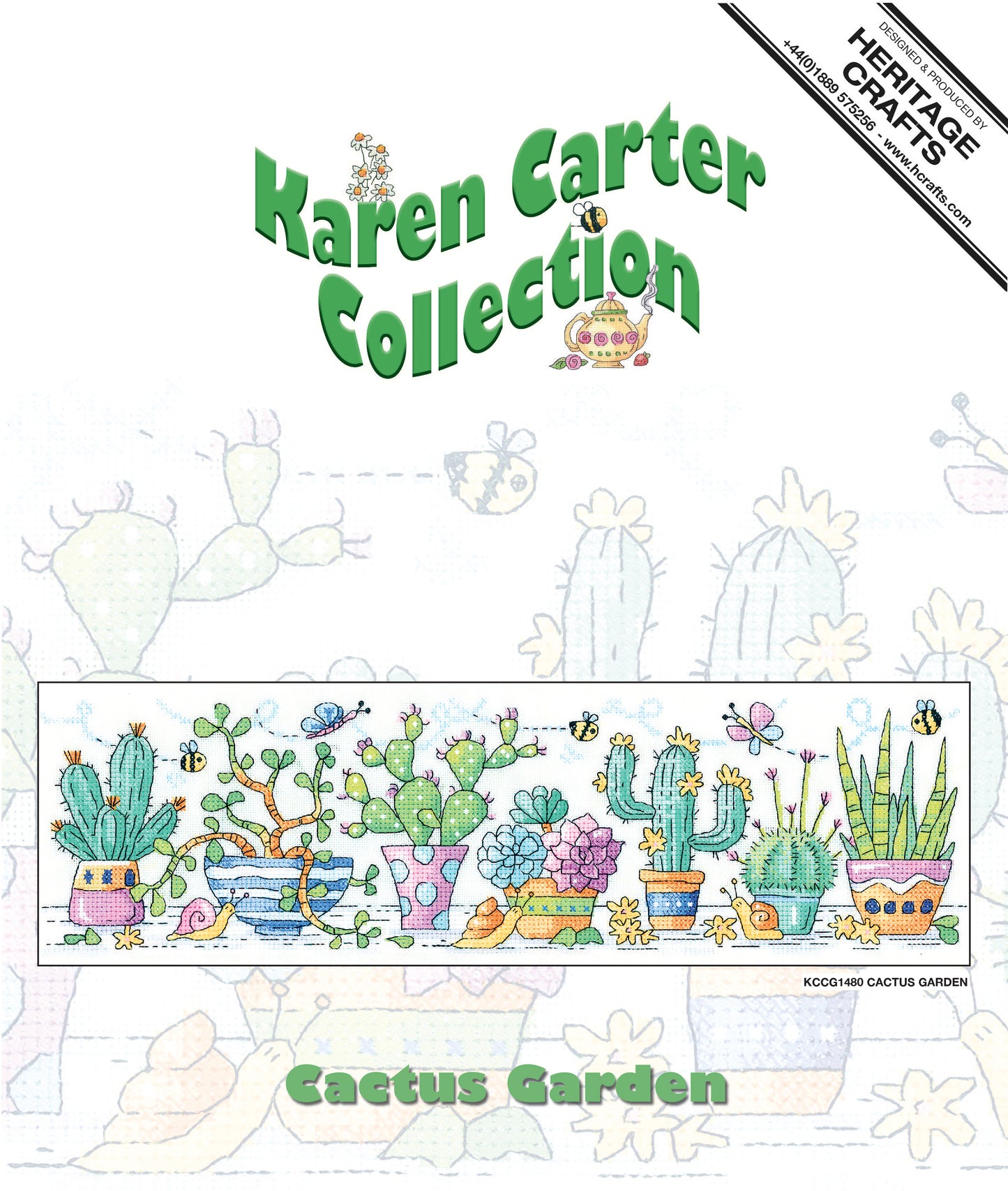 Cactus Garden cross stitch kit - KCCG1480