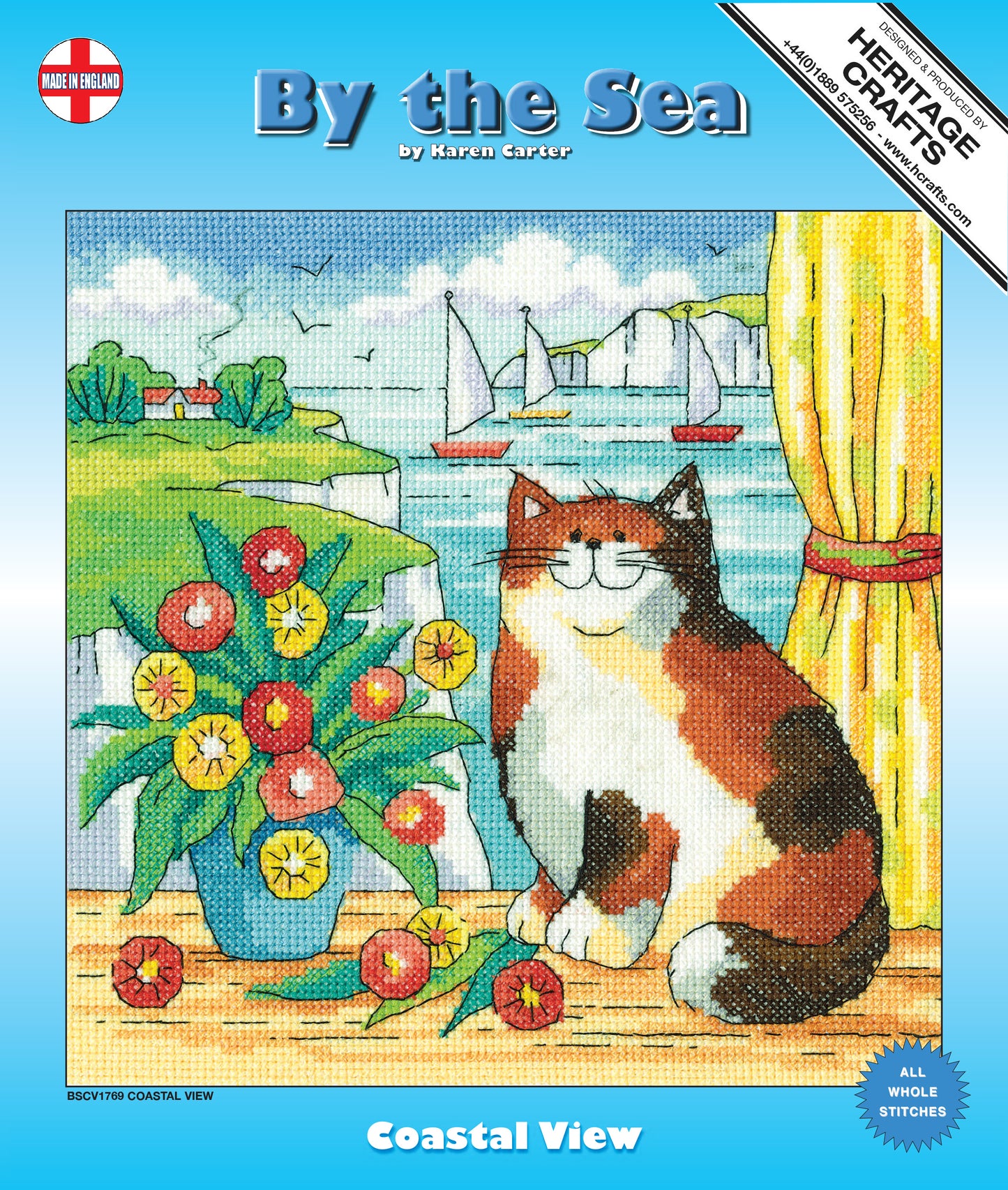 Coastal View cross stitch kit - BSCV1769