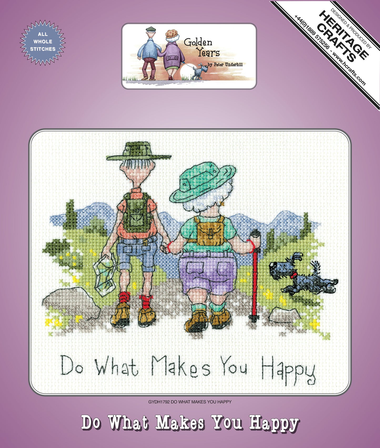 Do What Makes You Happy cross stitch kit - GYDH1792