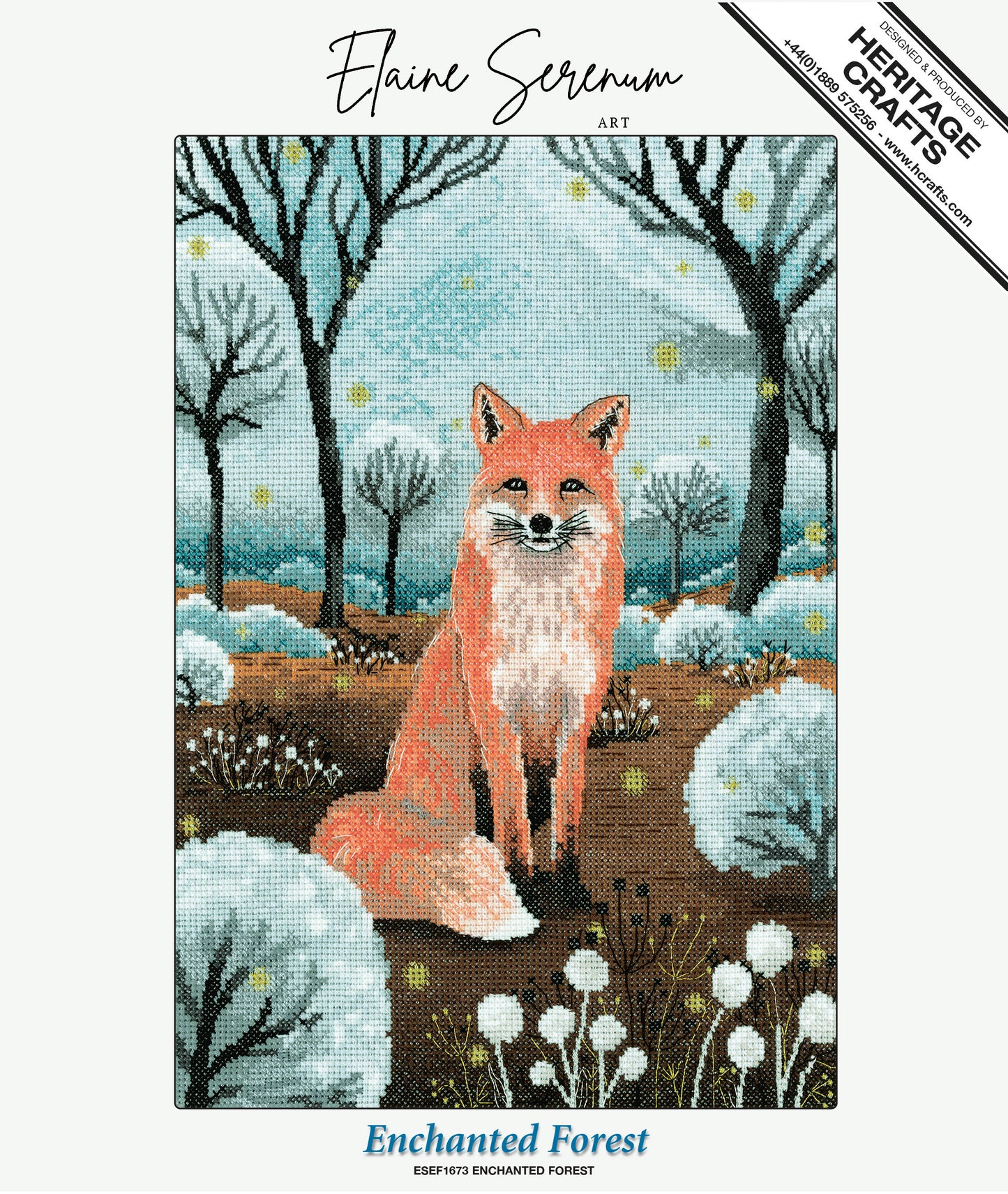 Enchanted Forest cross stitch kit - ESEF1673