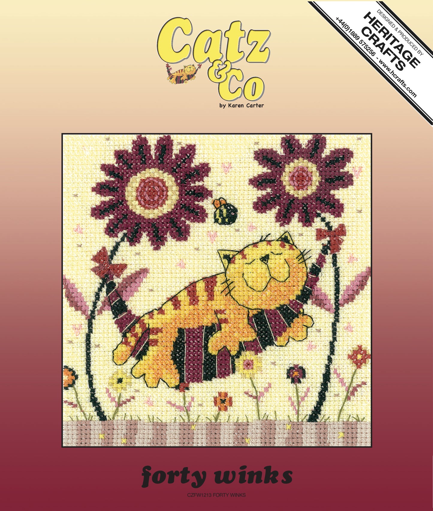 Forty Winks cross stitch chart pack - CZFW1213C