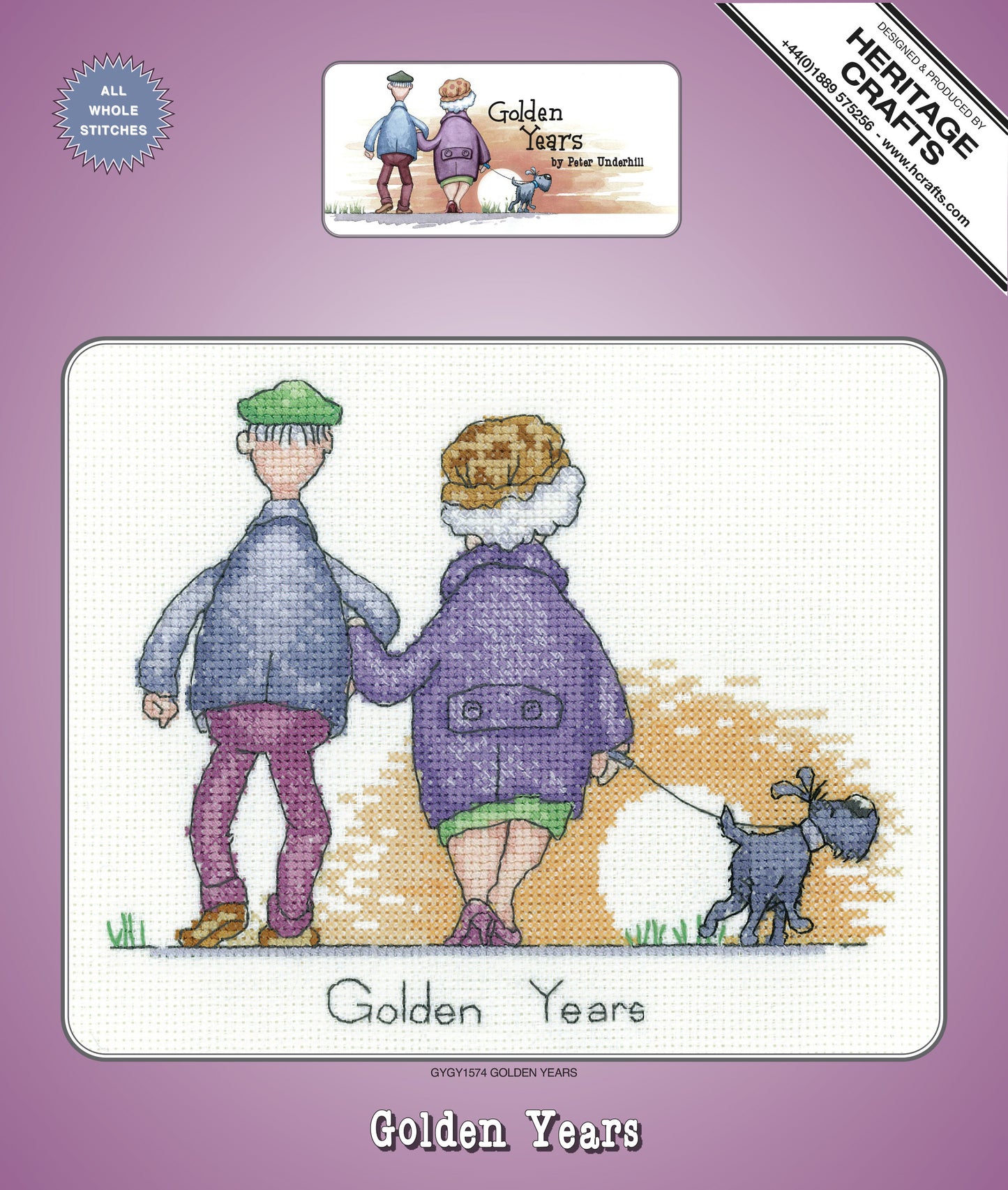 Golden Years cross stitch kit - GYGY1574