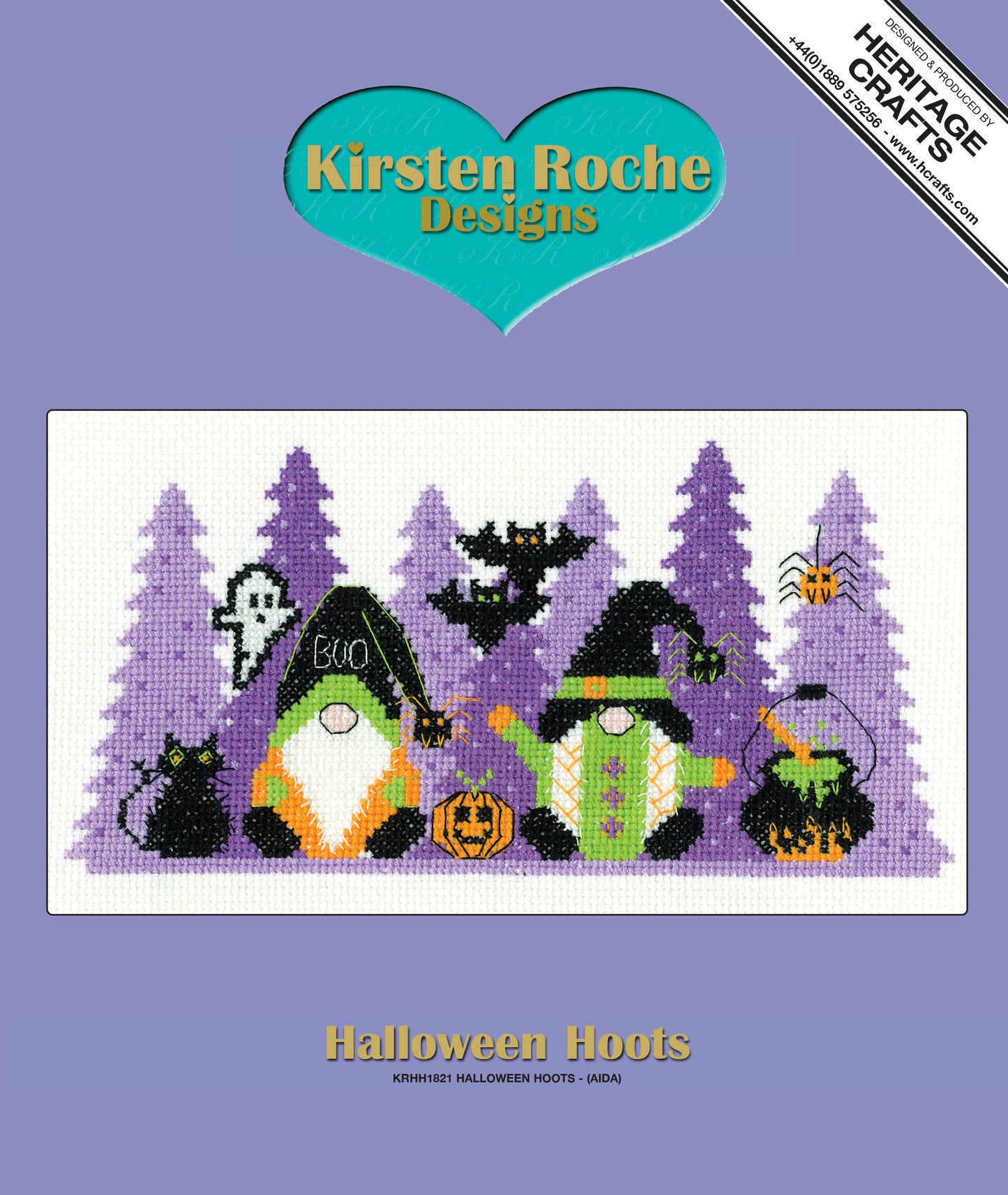 Halloween Hoots cross stitch kit - KRHH1821