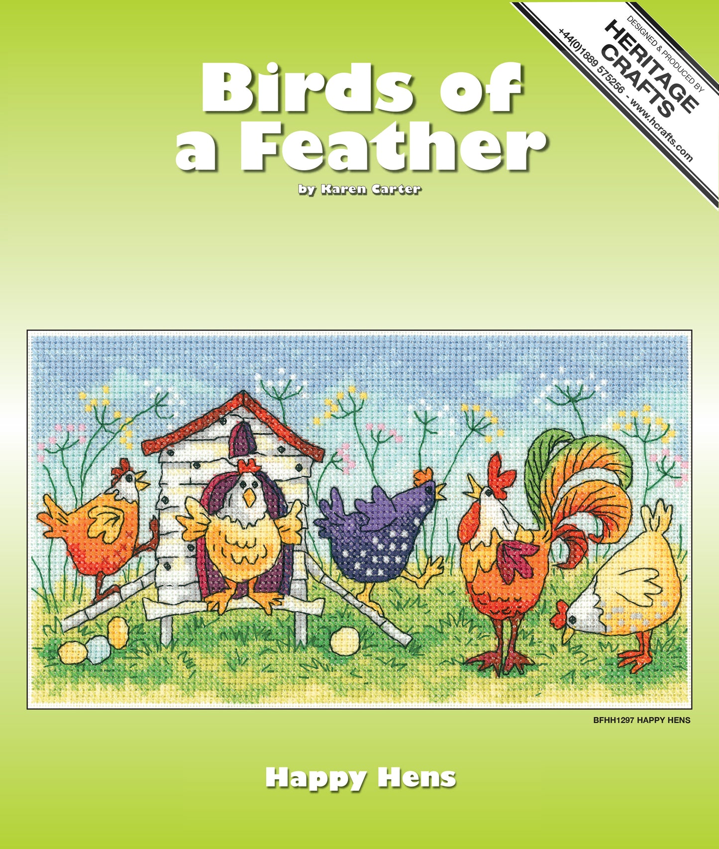 Happy Hens cross stitch kit - BFHH1297