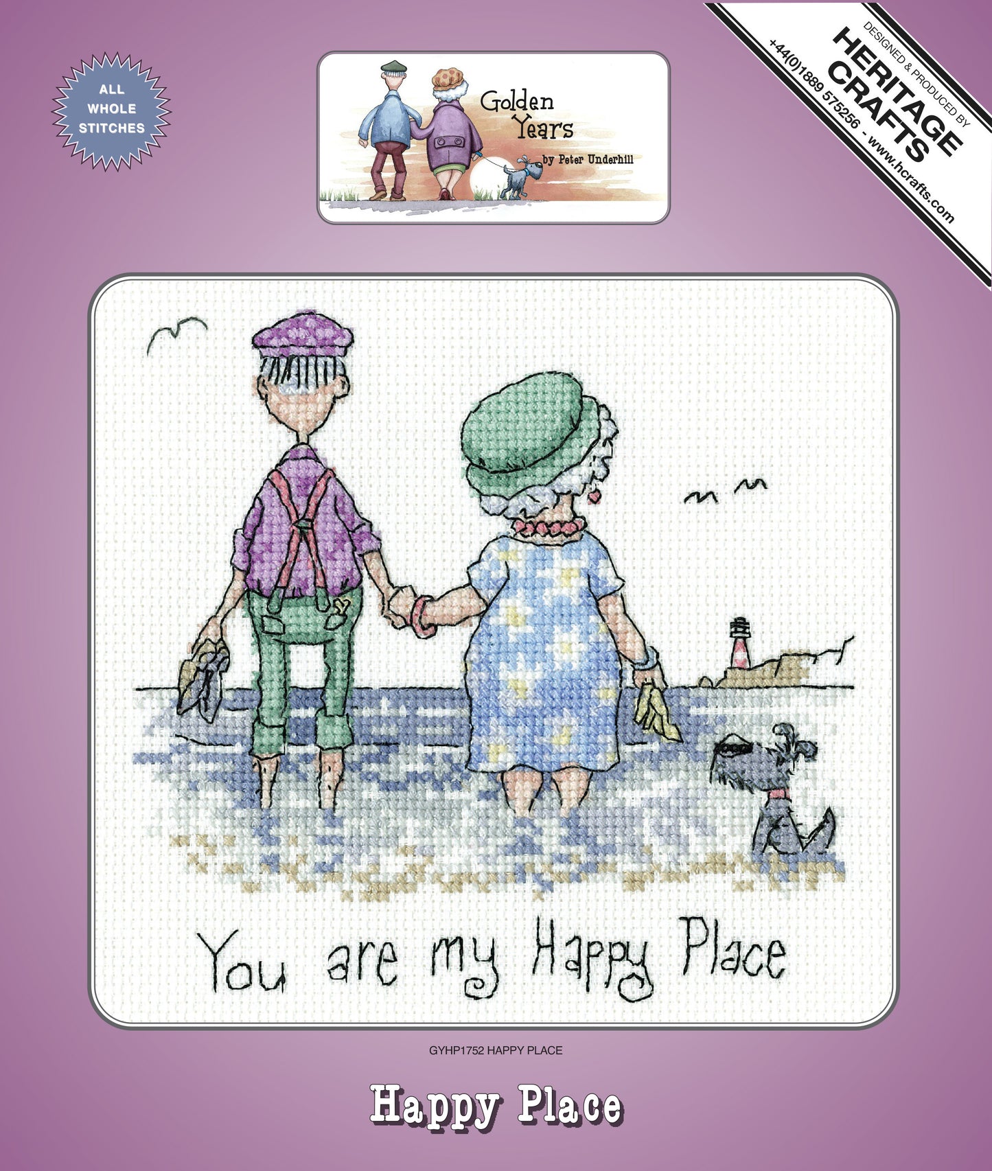 Happy Place cross stitch kit - GYHP1752