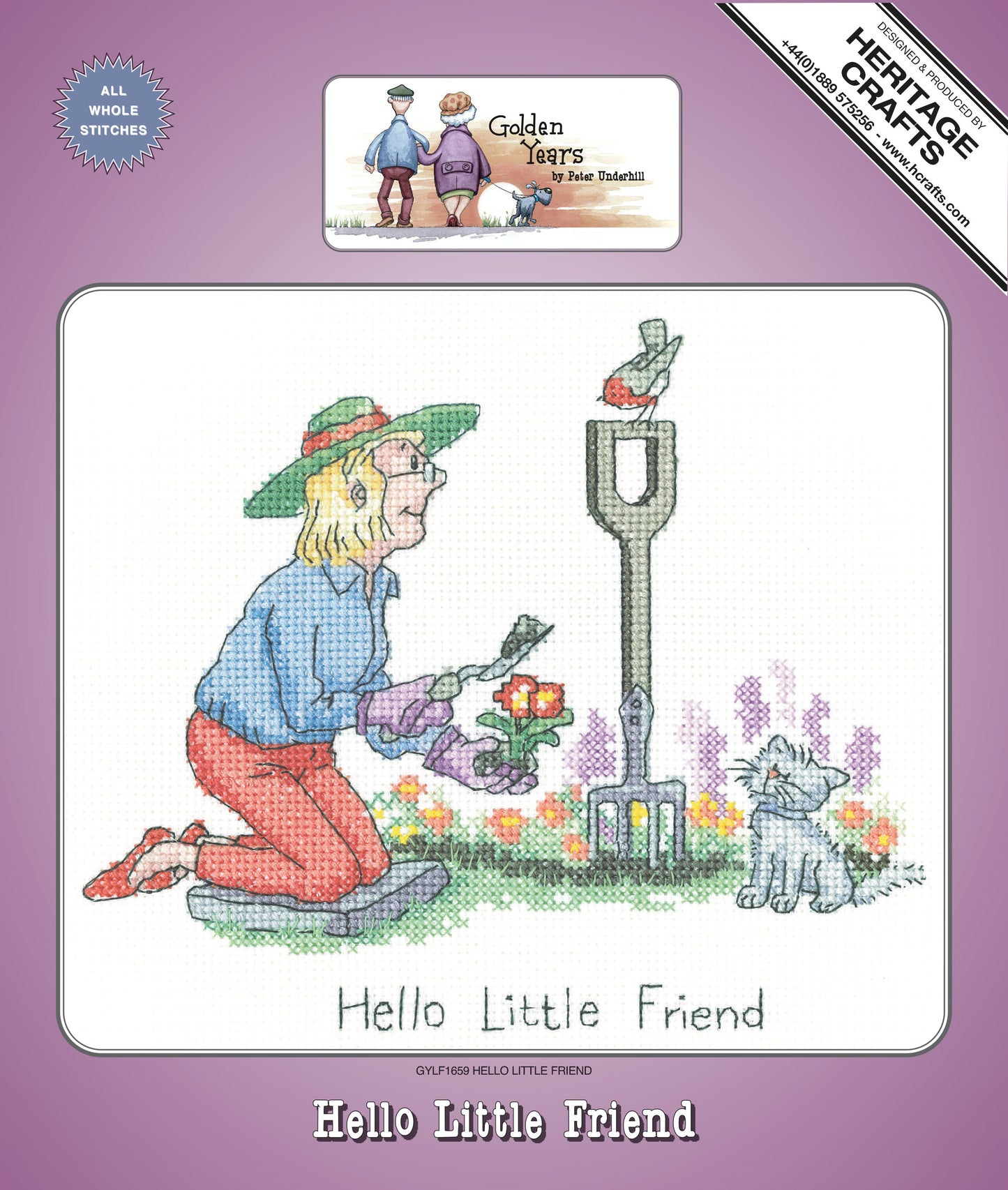 Hello Little Friend cross stitch kit - GYLF1659