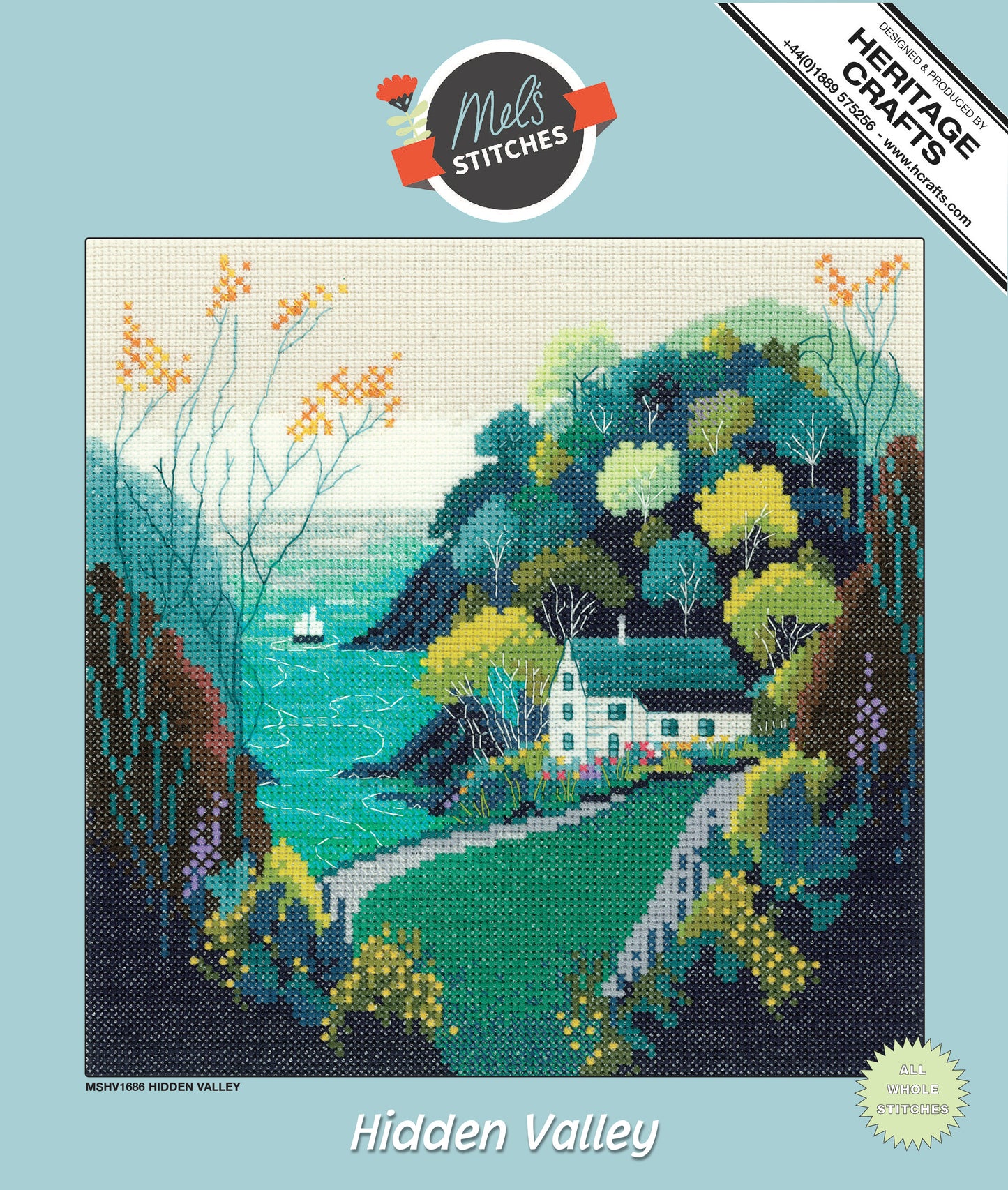 Hidden Valley cross stitch kit - MSHV1686