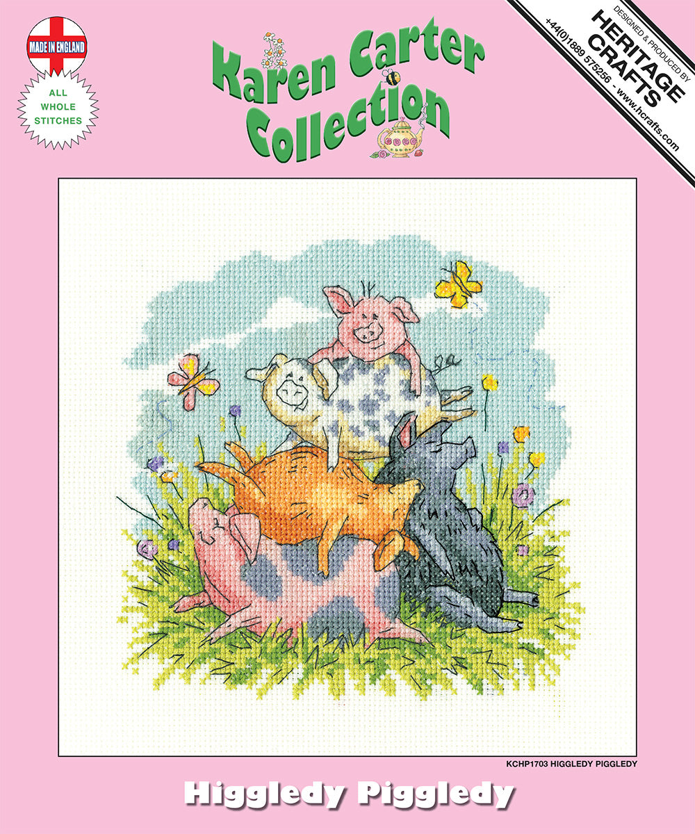 Higgledy Piggledy Cross Stitch Kit - KCHP1703