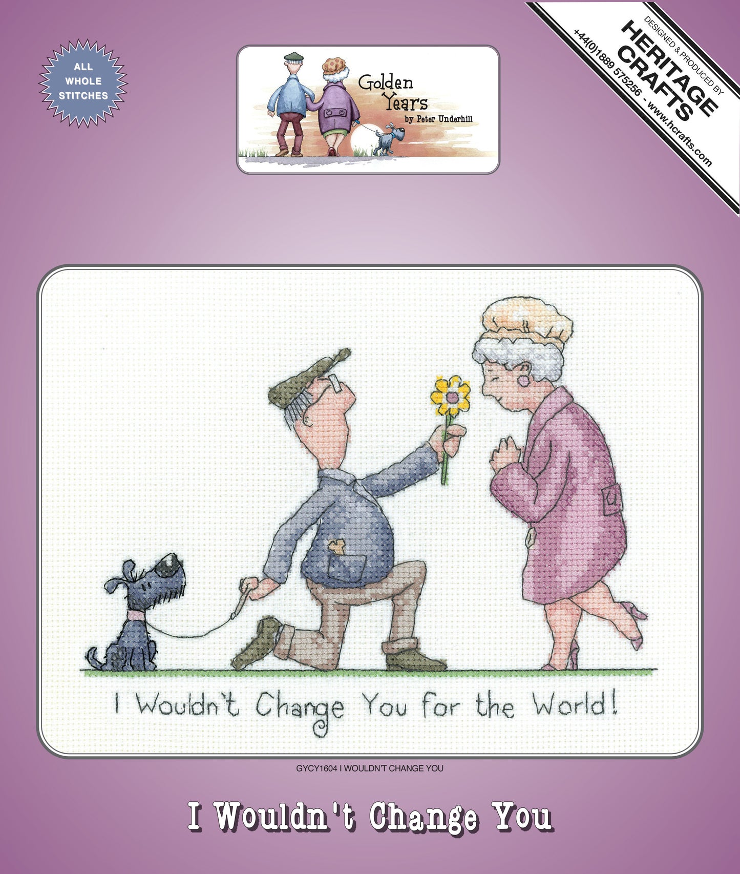 I Wouldn't Change You cross stitch kit - GYCY1604