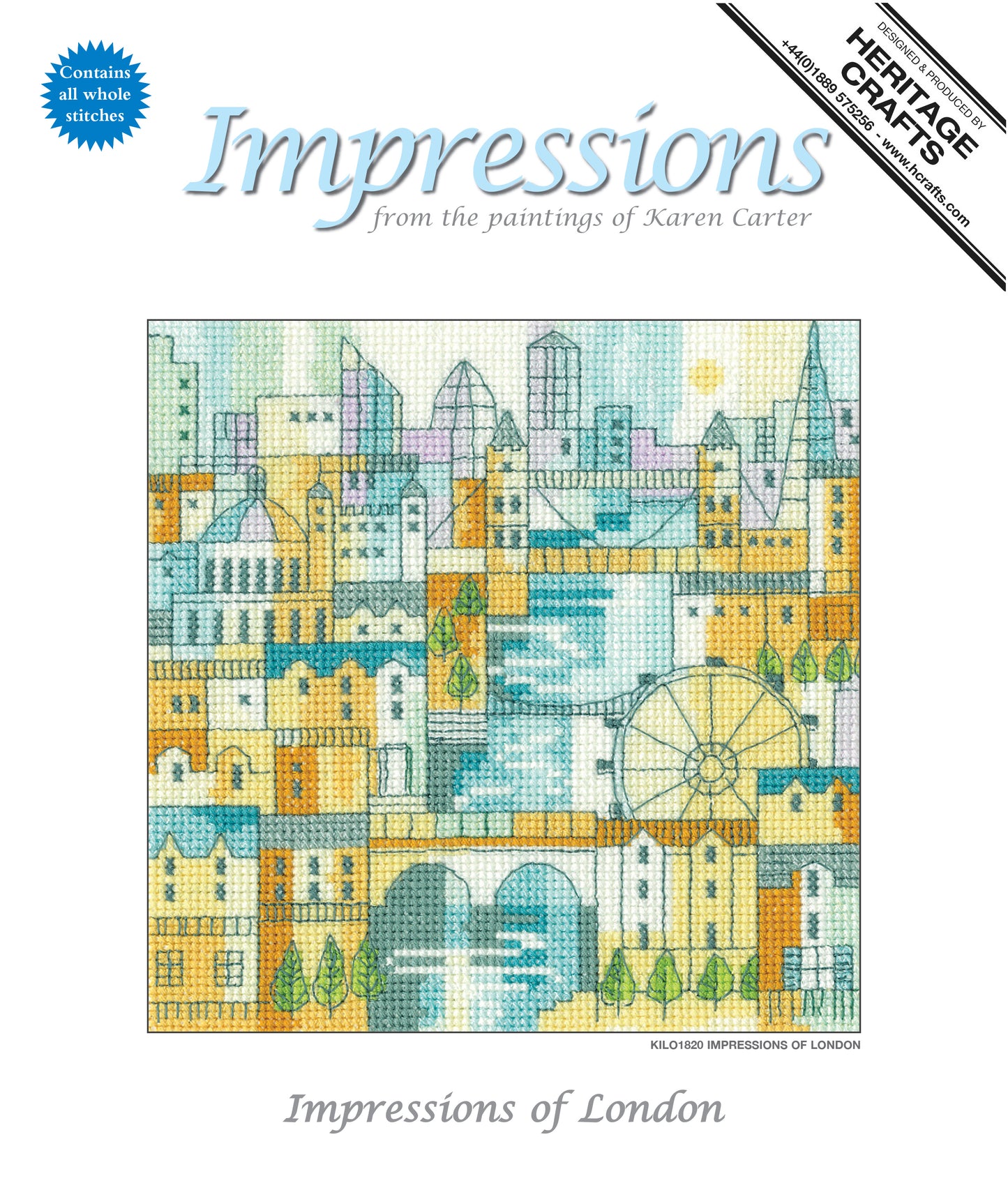 Impressions of London cross stitch kit - KILO1820