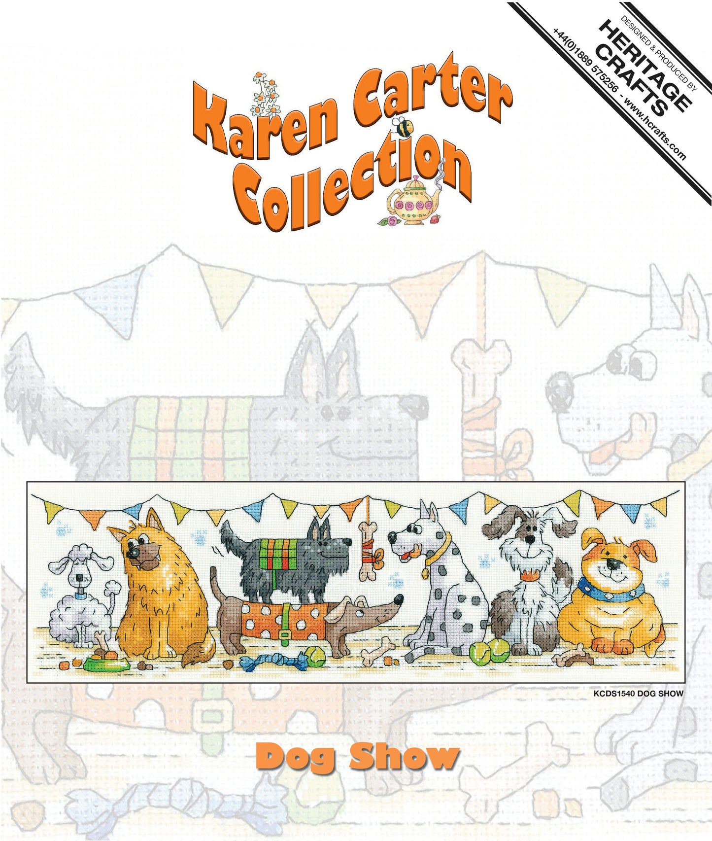 Dog Show cross stitch kit - KCDS1540