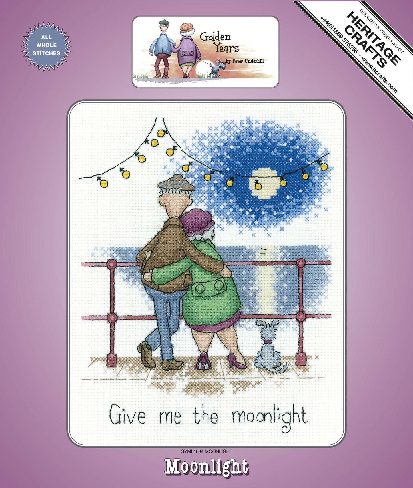 Moonlight cross stitch kit - GYML1684