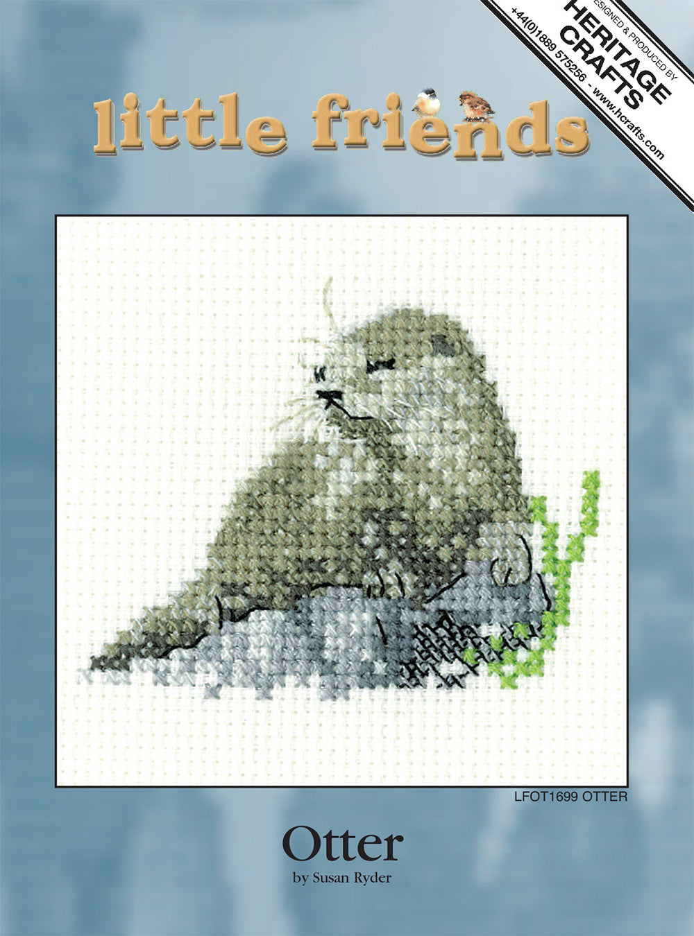 Little Friends Otter cross stitch kit - LFOT1699