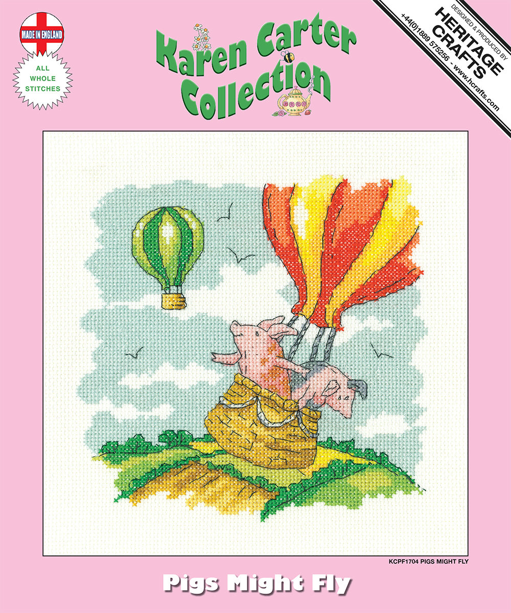 Pigs Might Fly Cross Stitch Kit - KCPF1704