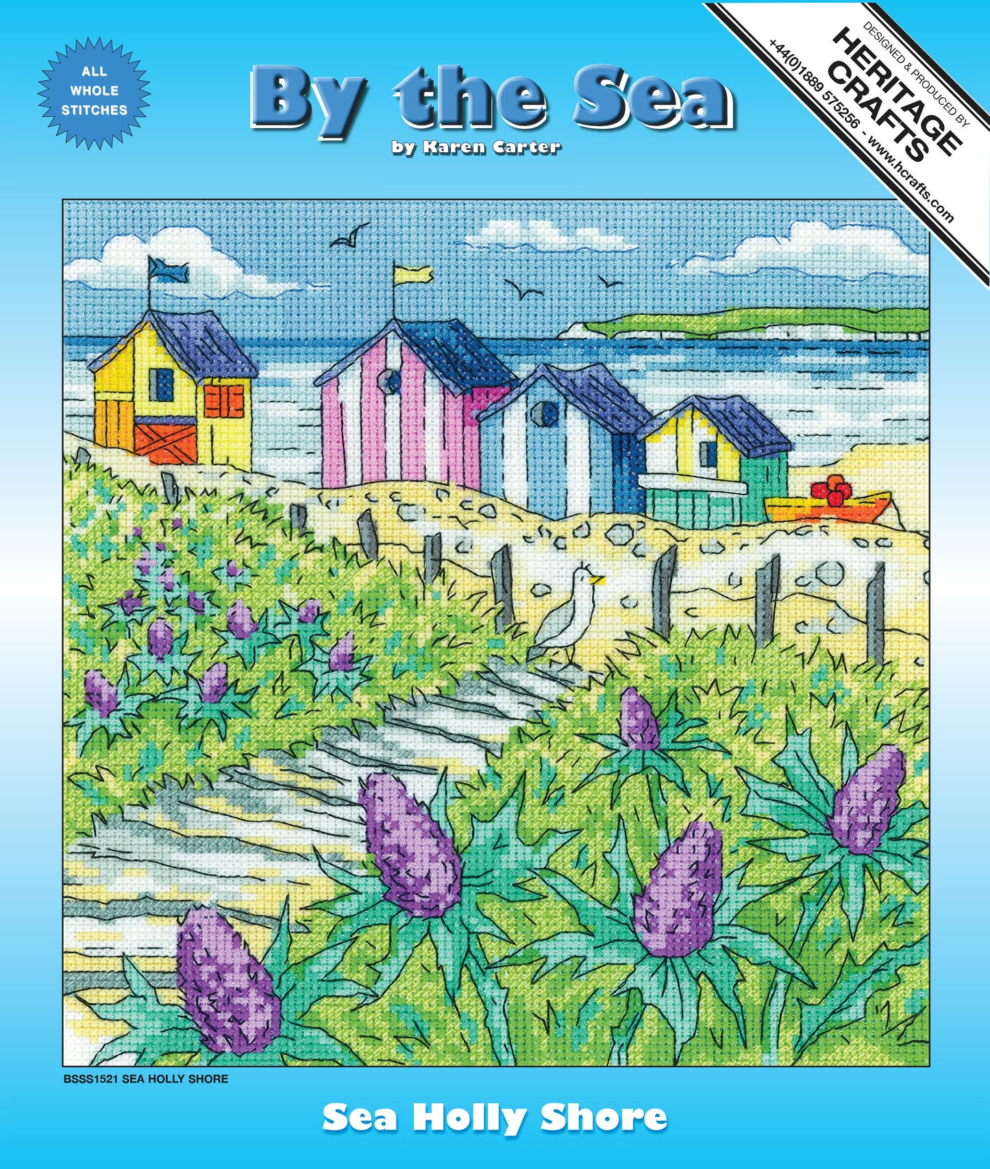 Sea Holly Shore cross stitch kit - BSSS1521