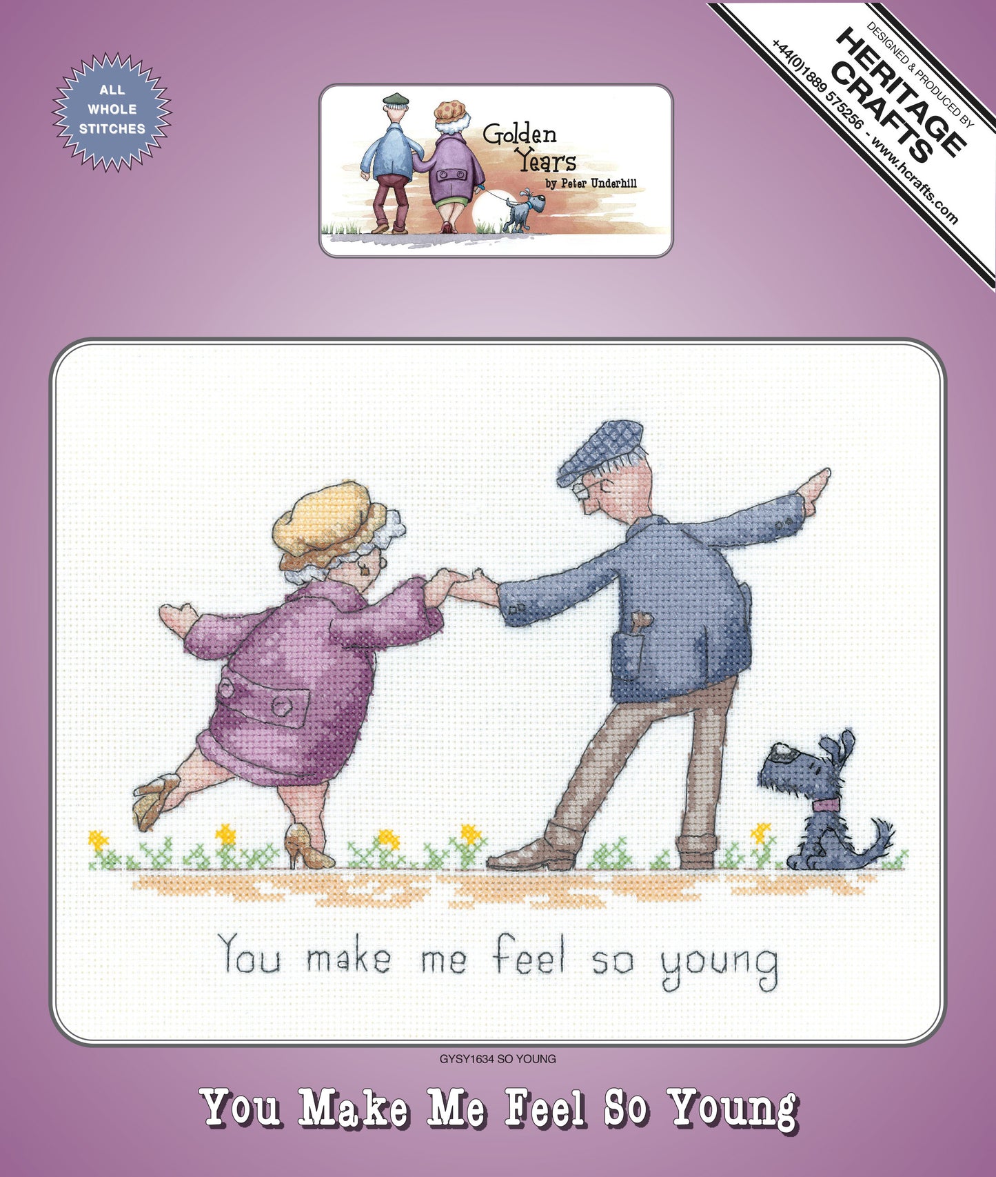 You Make Me Feel So Young cross stitch kit - GYSY1634